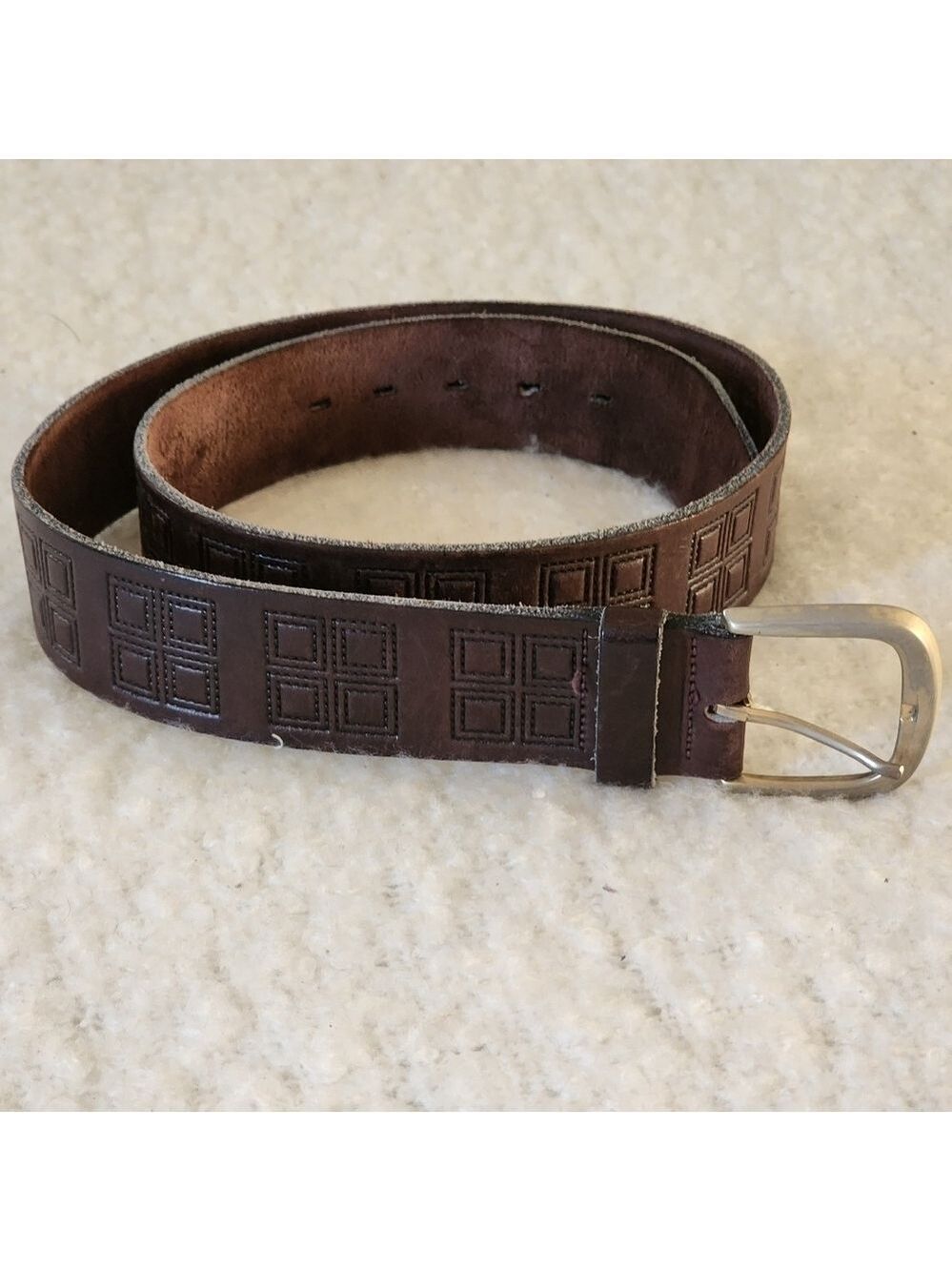SHELDON bowman leather belt color brown